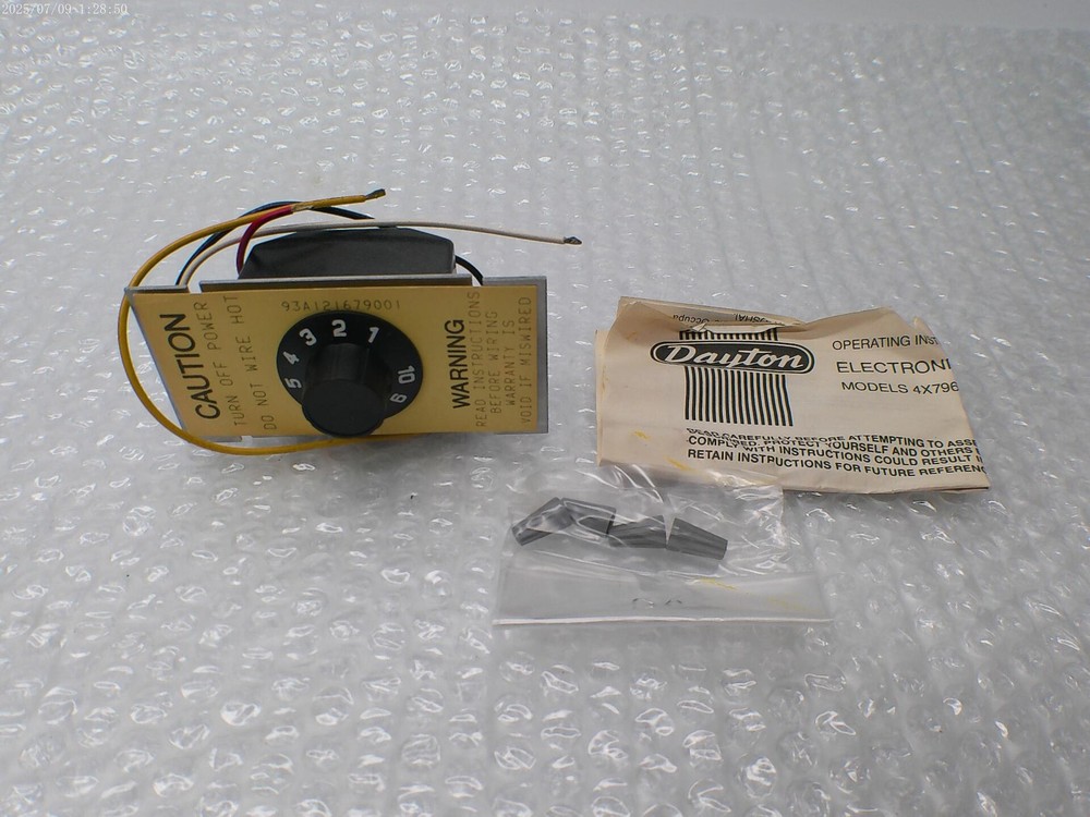 DAYTON 4X796C SPEED CONTROL NSNP