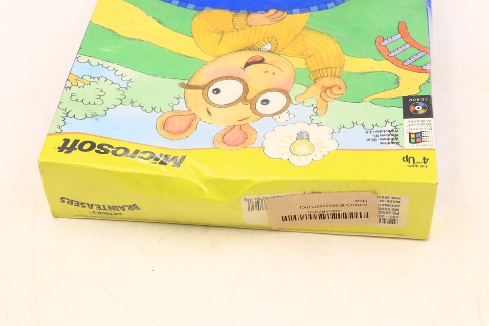 Arthur's Brainteasers Microsoft Windows 95&NT Vintage Computer Game New Sealed