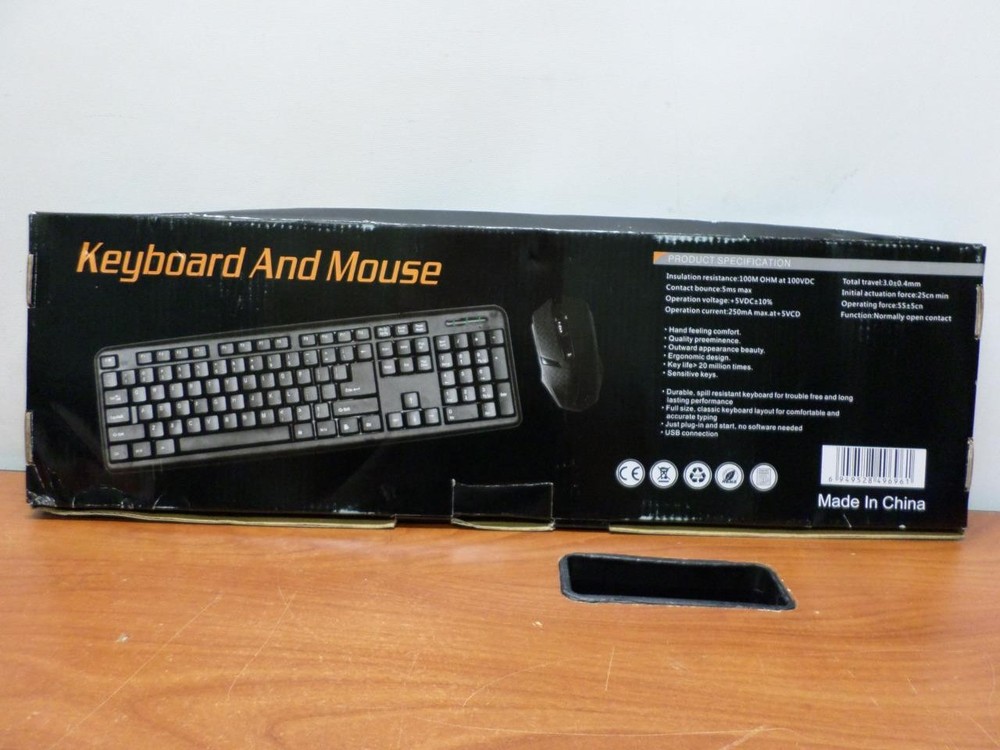 Unbranded Keyboard and Mouse - New Open Box
