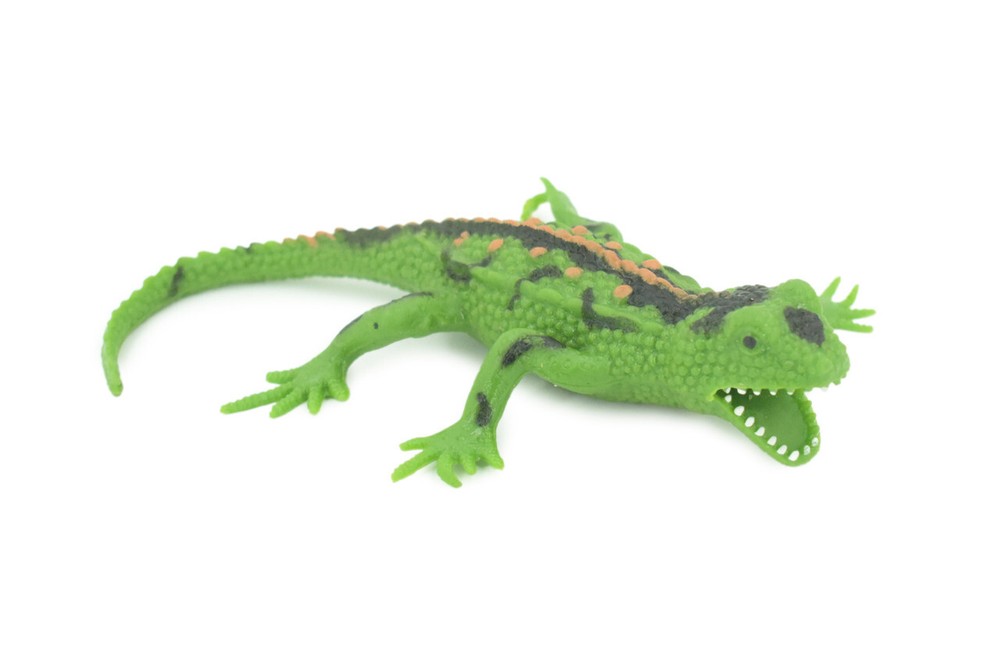Lizard Toy, Stretchable, Squishy, Squeezable, Soft Rubber Lizard, Fun Gift, 8"