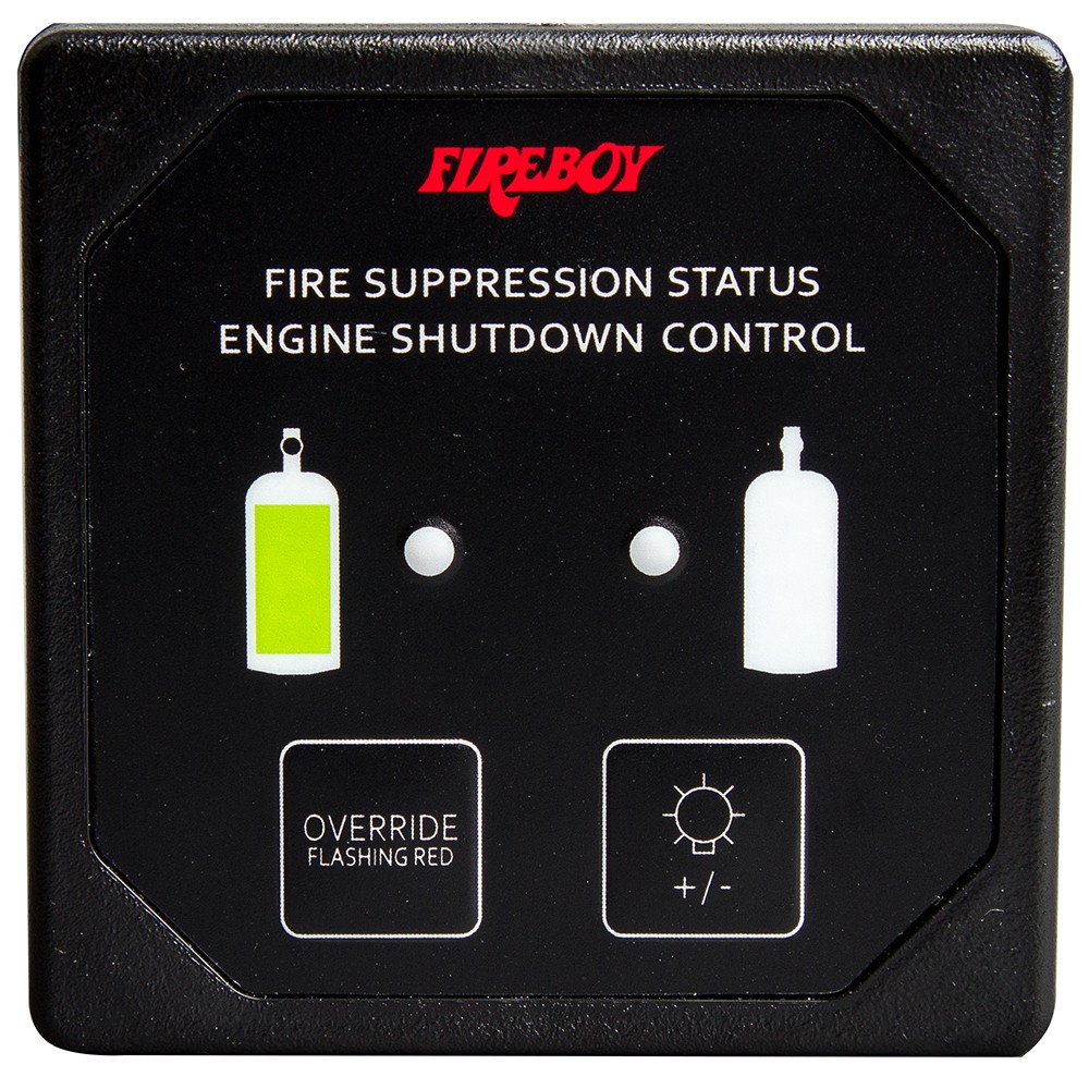 Fireboy-Xintex Deluxe Helm Display w/Membrane Switch, Remote Horn &...