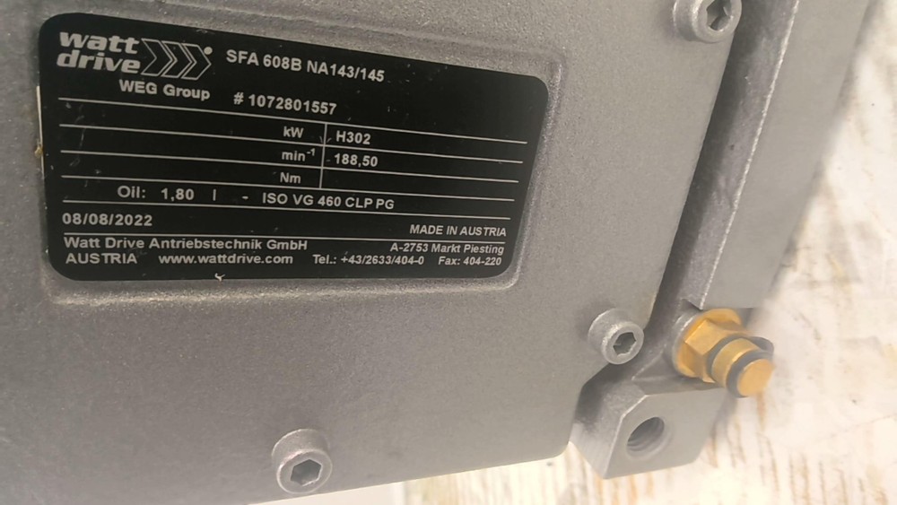 Watt Drive 1072801557 Gear Reducer