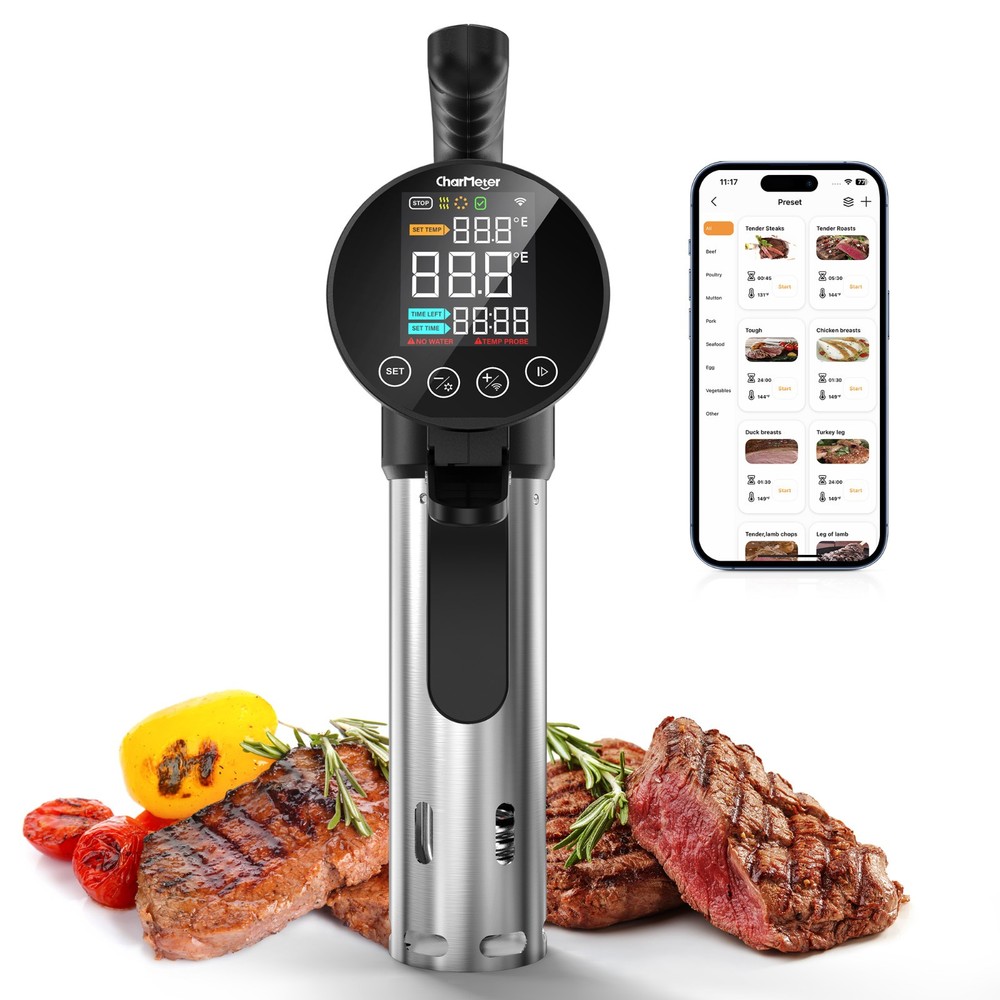 Culinary Sous Vide Precision Cooker Immersion 1000 Watts Circulators with Recipe