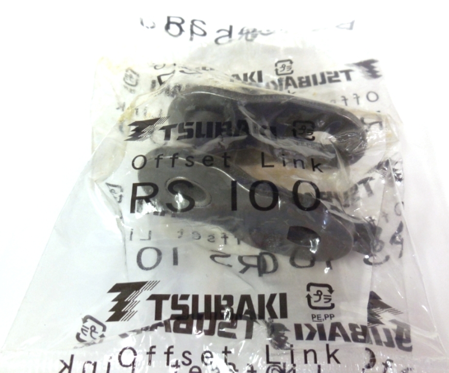 TSUBAKI OFFSET ROLLER CHAIN LINK 100 OL, NIB