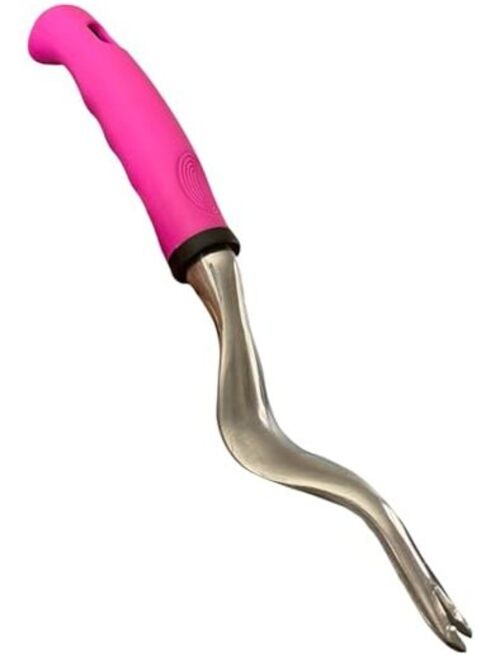 Garden Guru Hand Weeder Tool with Ergonomic Handle - Weed Puller 1 Pack Pink