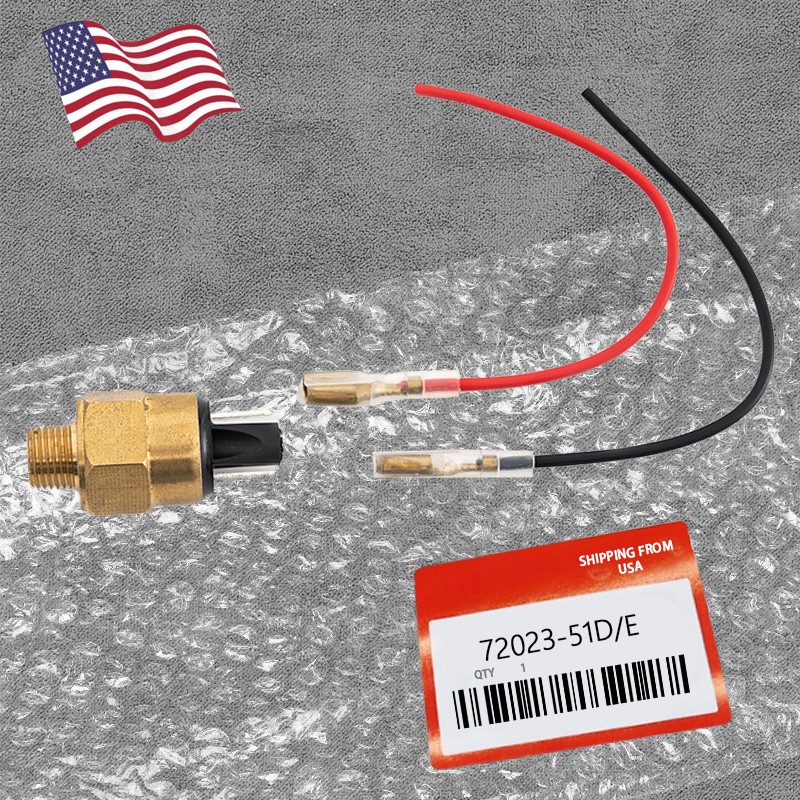 Hydraulic Brake Stop Light Switch with Cable Replacement Fit for Harley Davidson