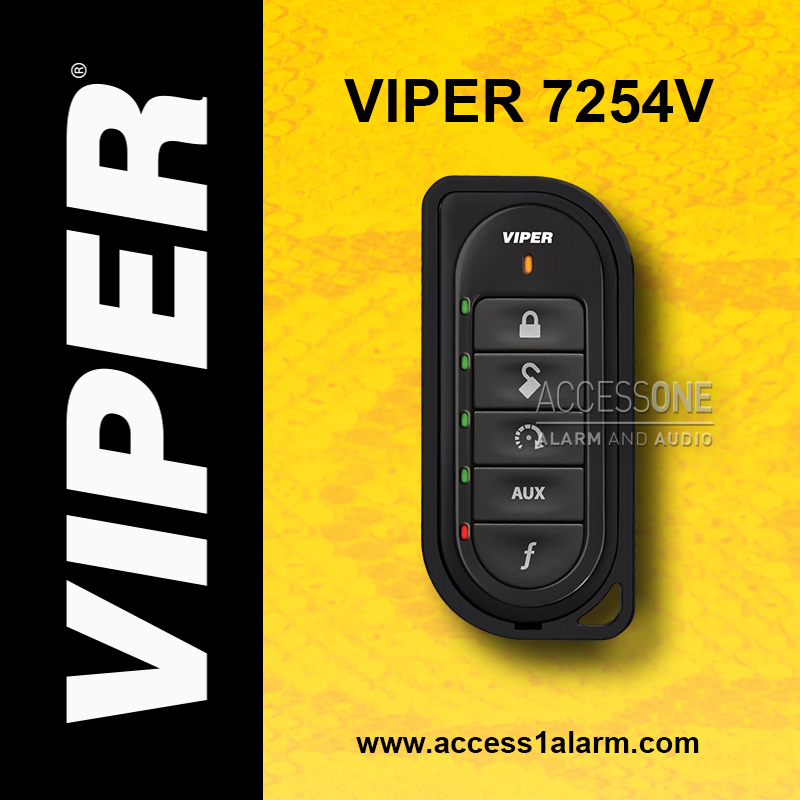Viper 7254V 2-Way LED Remote Control Replacement Transmitter For Viper 5202V