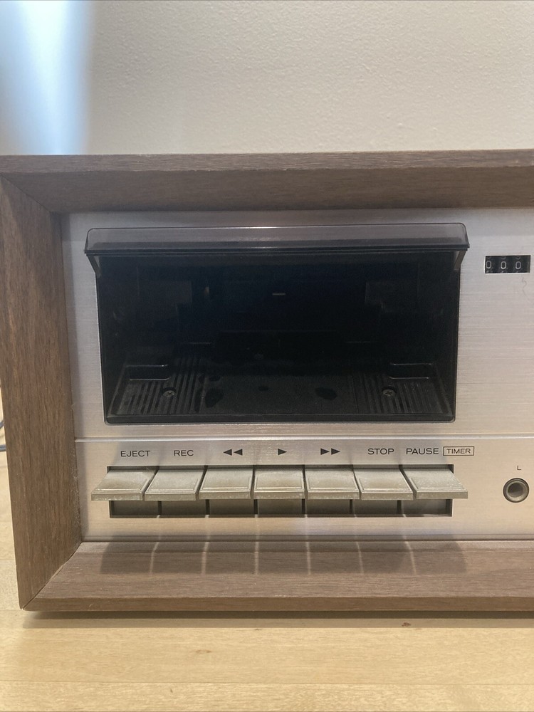 Vintage TEAC A-100 Stereo Cassette Deck Player / Powers On / Needs Service READ