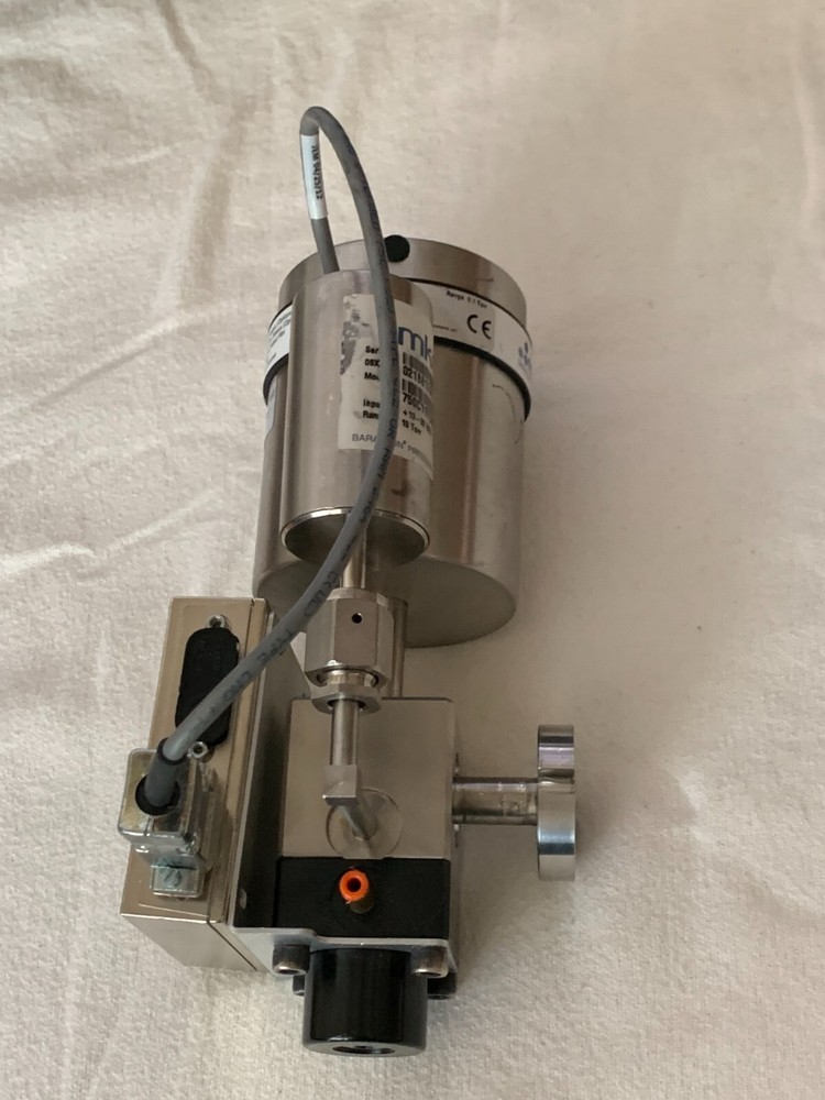 MKS Baratron Capacitance Manometer CV7627D-05 Baratron Isolation System