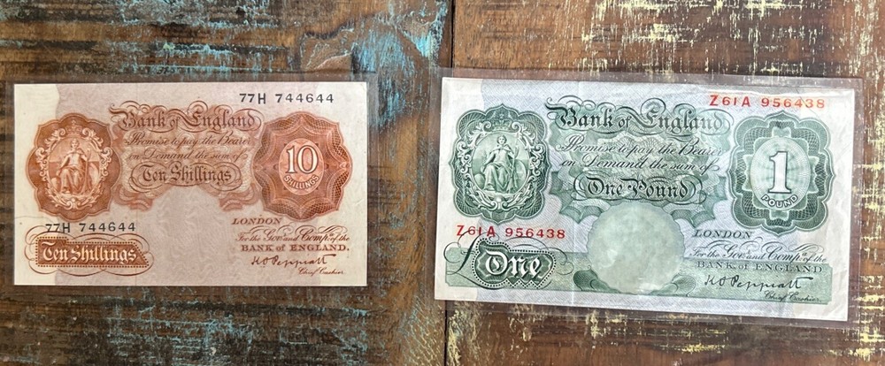 BANK OF ENGLAND SET Banknotes