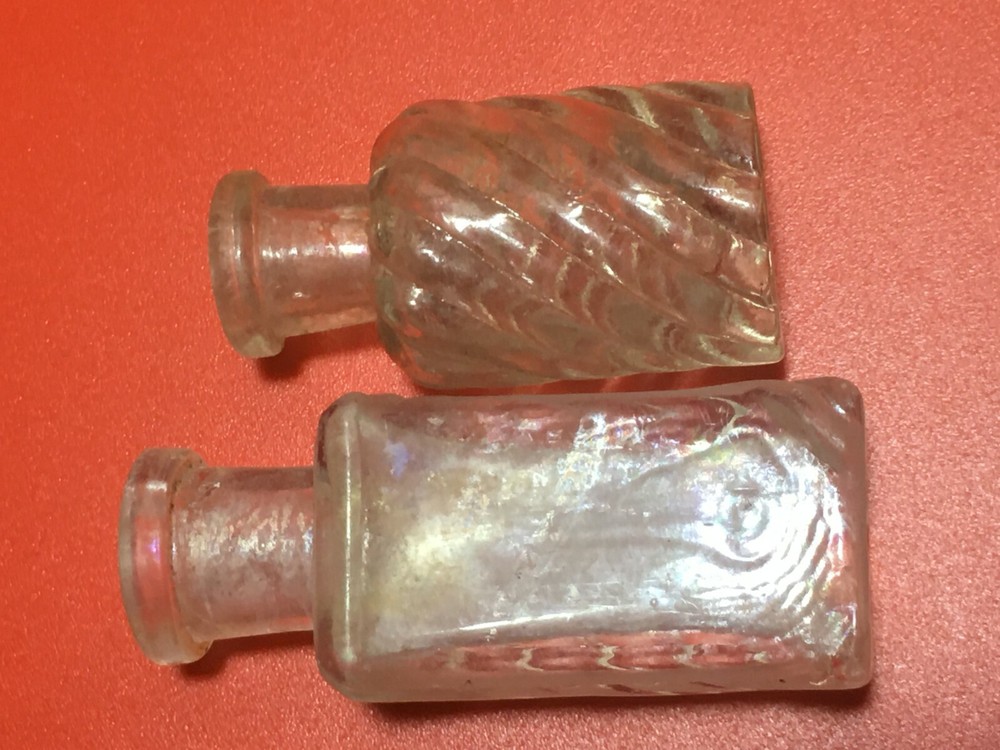 Pre-1900s Antiques Perfume Bottles Small Samples( 2 pieces )