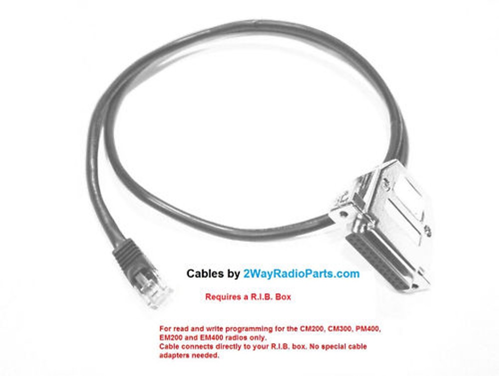 Motorola programming cable CM200, CM300, PM400 USA
