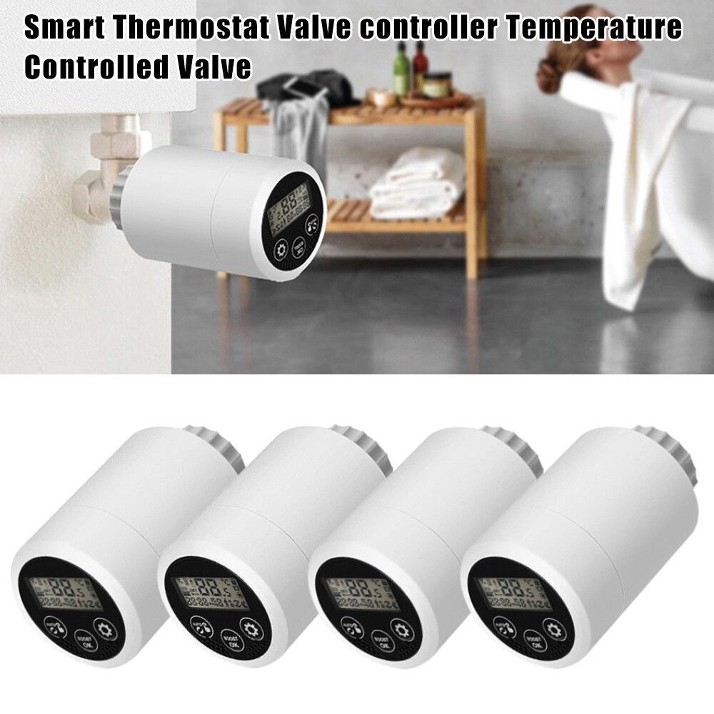 Neu Smart Thermostat Radiator Valve Actuator Programmable Temper Tuya Zigbee 3.0