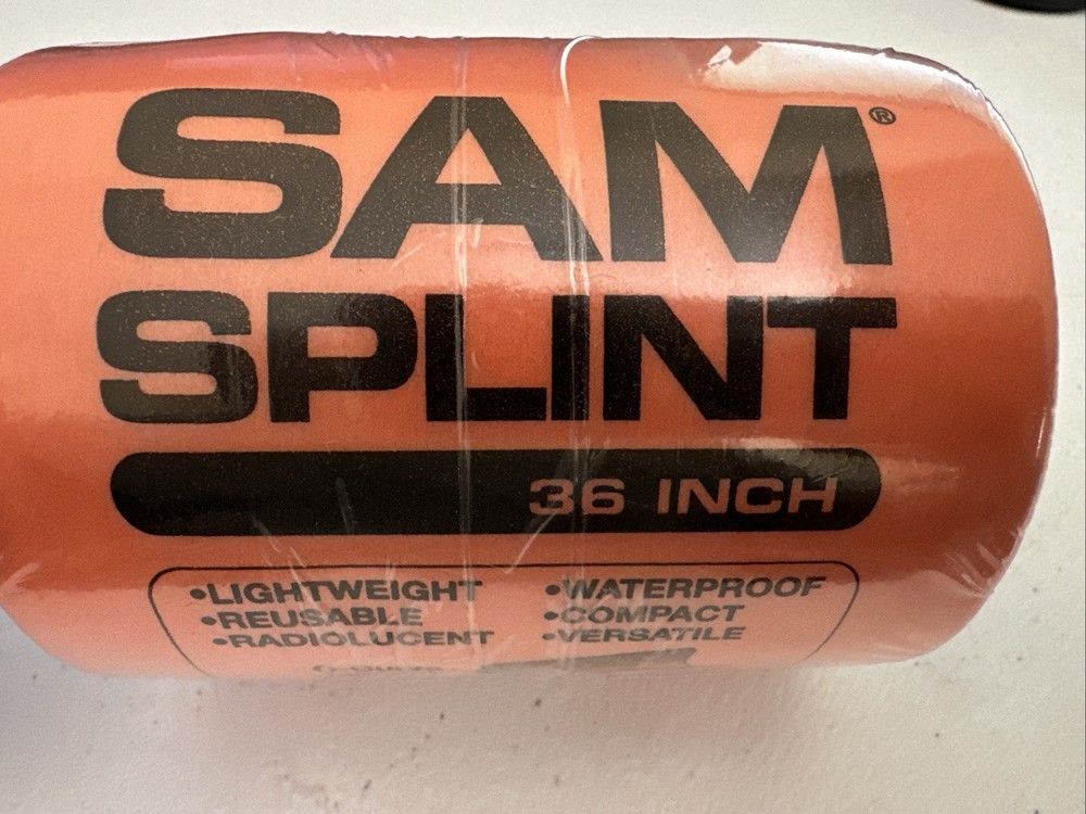SAM® SPLINT - ORIGINAL 36" - ORANGE/BLUE ROLL NEW
