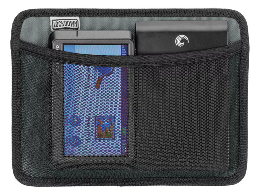 Lockdown Hanging Organizer Small Gray and Black