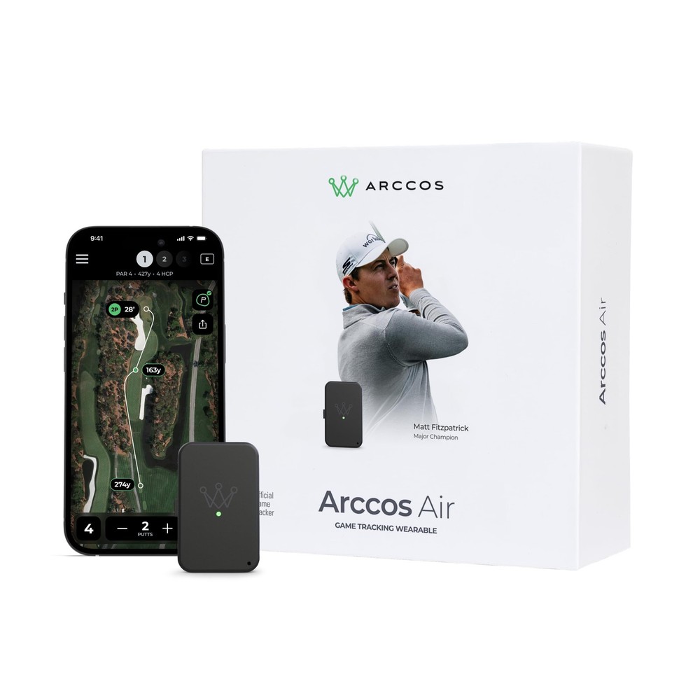 Arccos Air – Automatic Golf Game Tracking System with AI GPS Rangefinder & St...