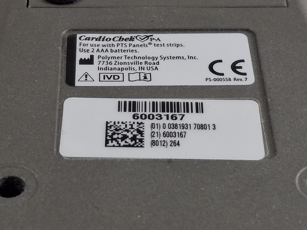 Polymer Technology Systems, Inc. CardioChek PA Analyzer