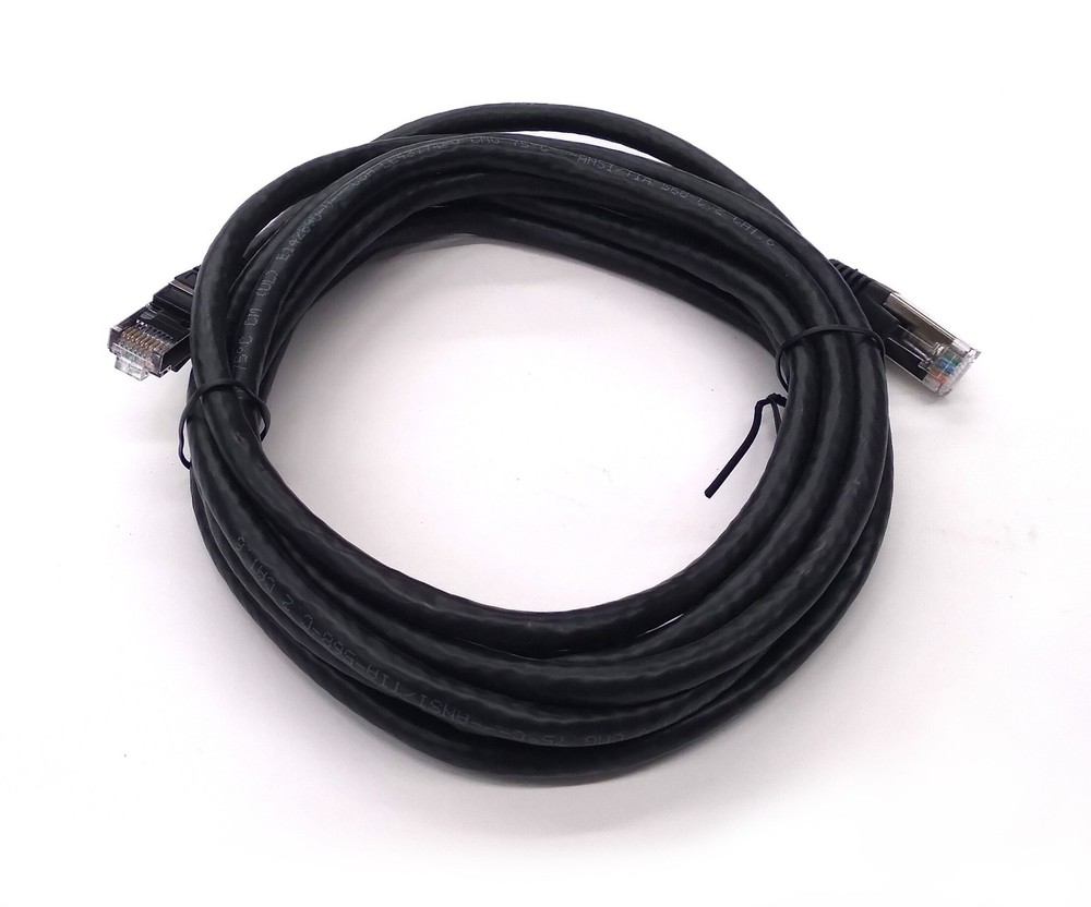 10ft Cat6 Snagless Shielded Cable-blk