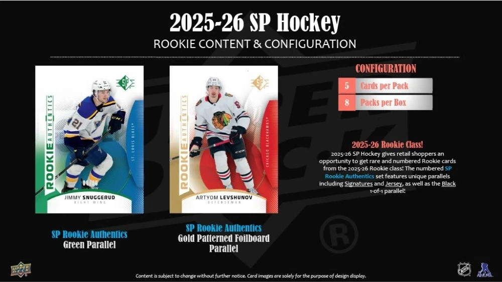 2025-26 Upper Deck SP Hockey Blaster Box
