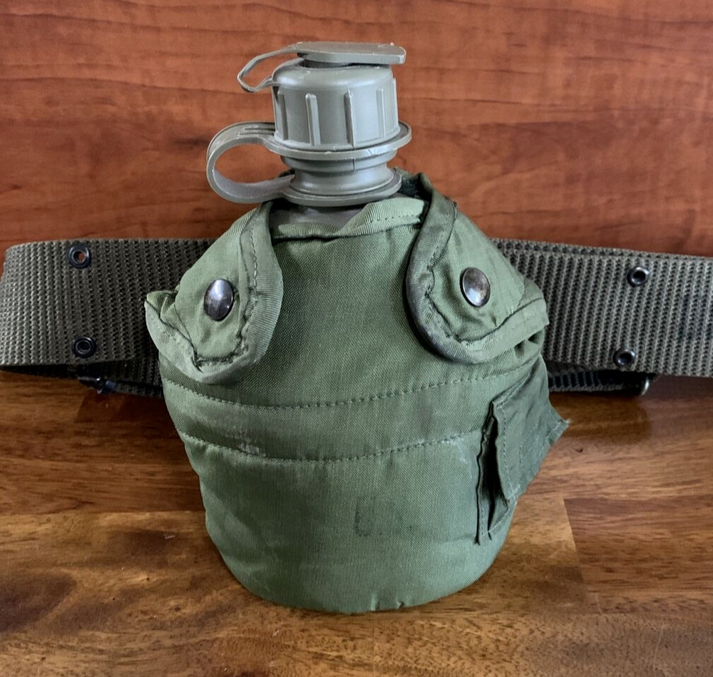 Canteen Snap Pouch Metal Serving Container Duty Belt