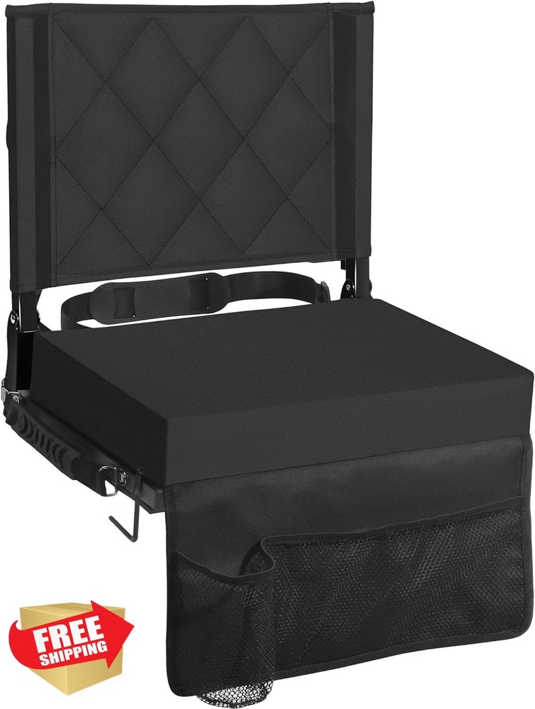 Sheenive Stadium Seat, Bleacher Back Support Cushion Padded