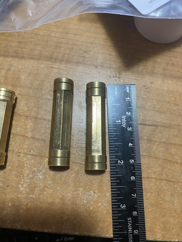 Octagon Brass Thimble Set for Mountain Rifle.