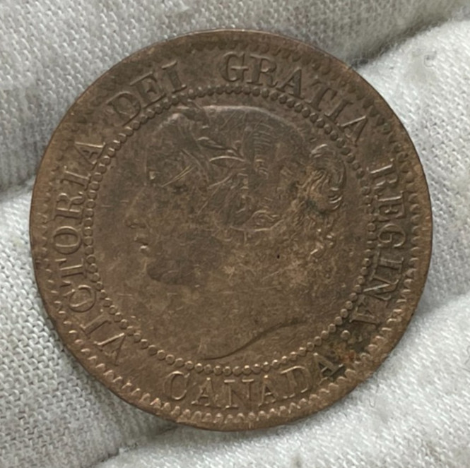 1859 Canada One Cent Coin