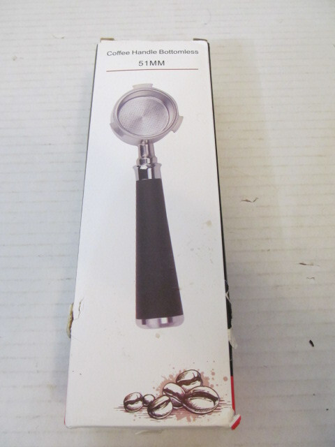 Coffee Handle Bottomless 51mm with Wooden Handle