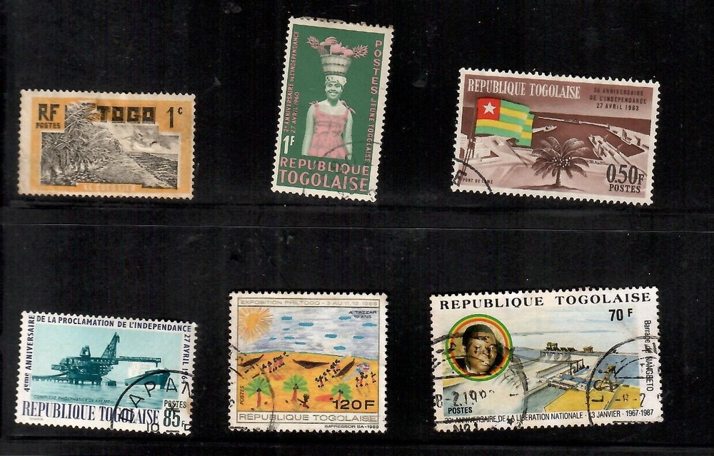 A few Togo stamps