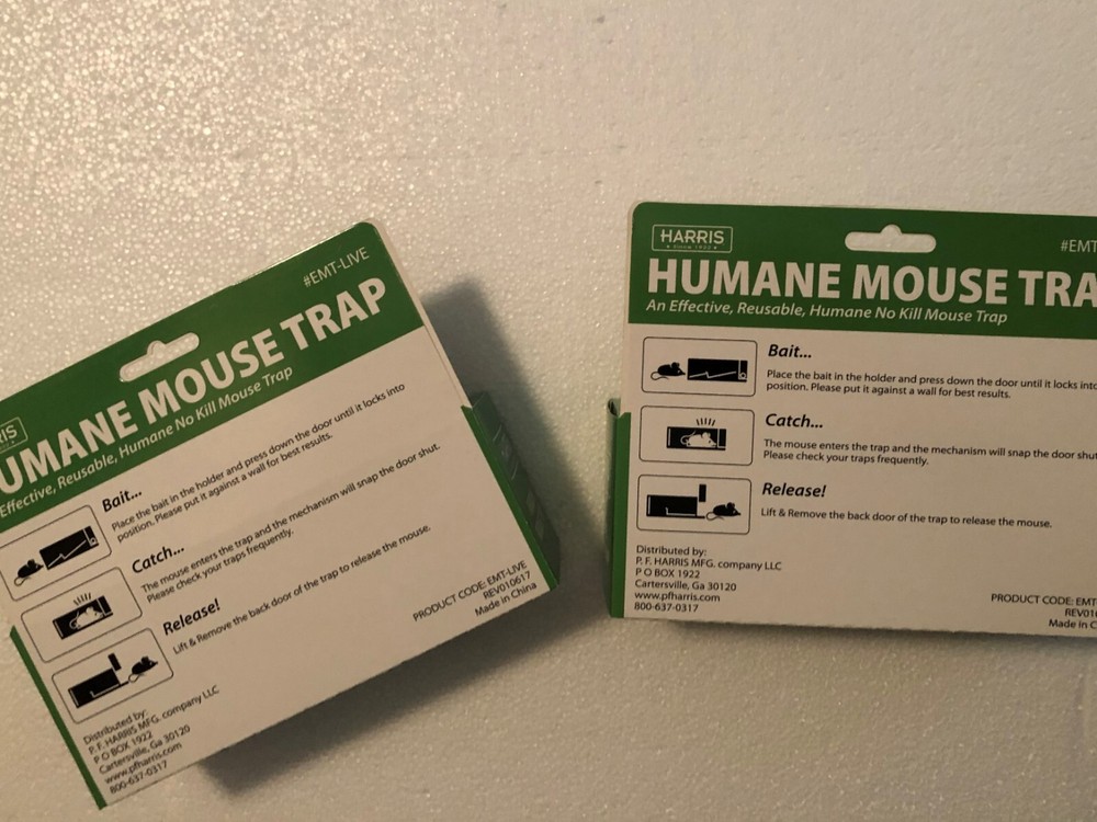 Harris Humane Mouse Trap catch and release QTY 2