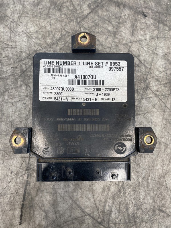 2009 Allison Transmission Control Module 29545322 (357-10397)