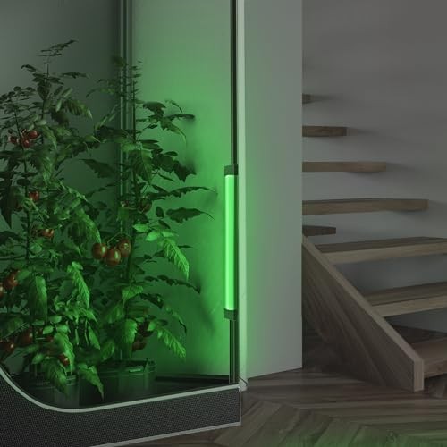 IONBEAM Green, Plant Gentle Green LED Work Light Bar 16”, Timer Controller