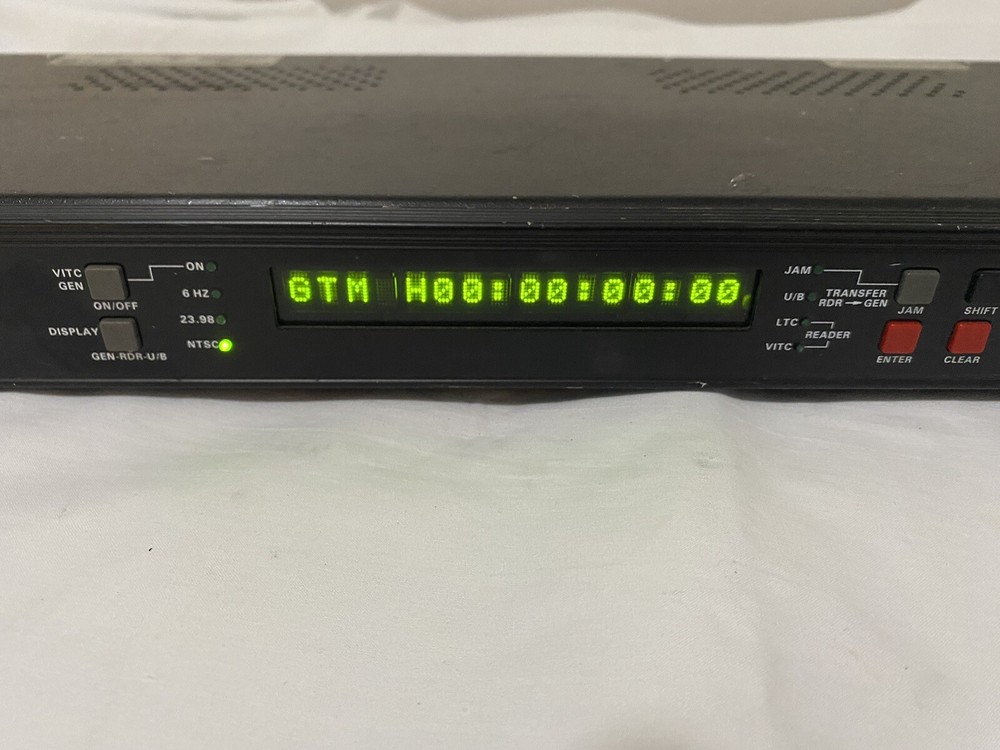 Evertz 5010-24Fps Time Code Master Generator/Reader Console