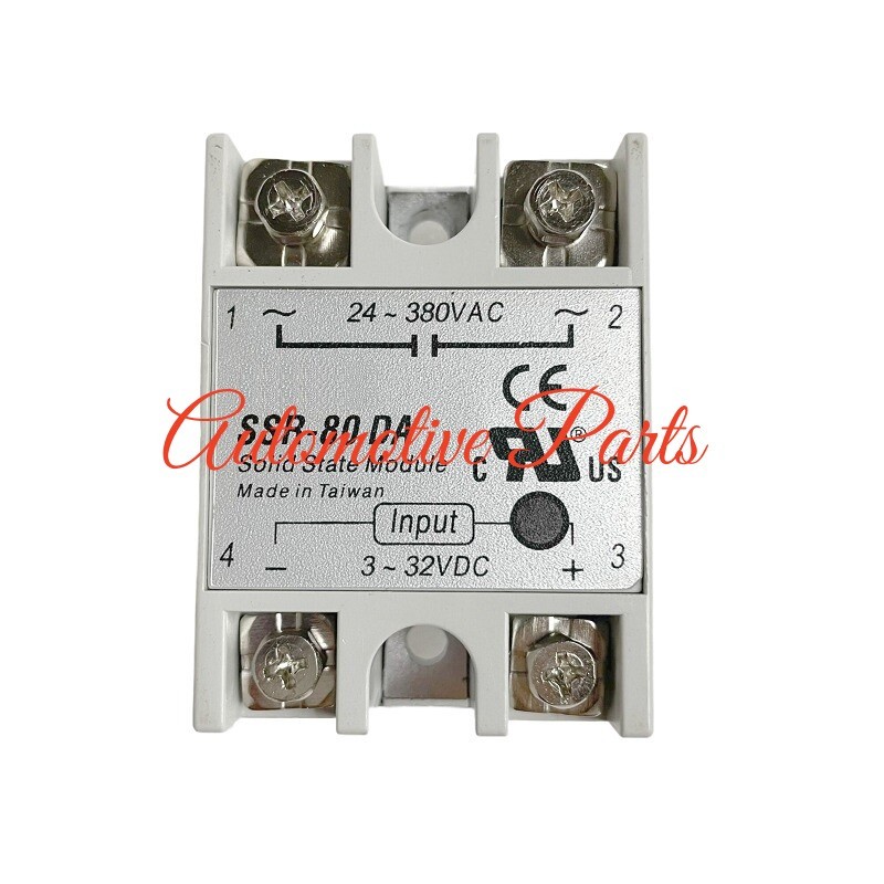 For FOTEK SSR-80DA DC-AC 80A Solid State Relay Input 3-32VDC Output 24-380VAC