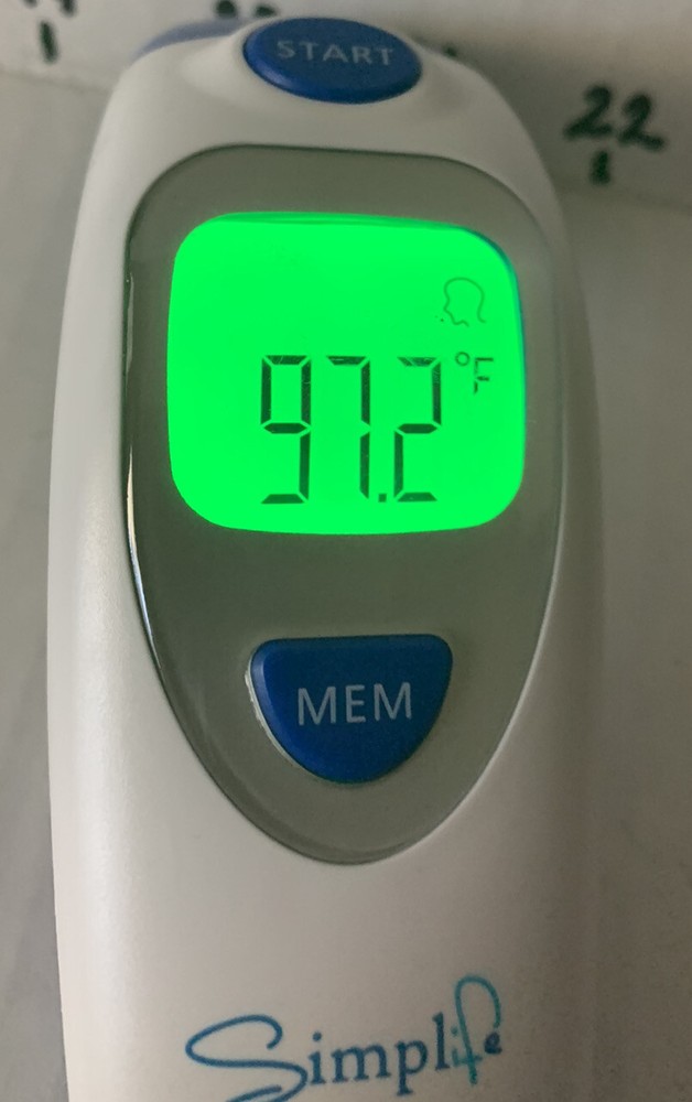 Infrared Thermometer, Ear and Forehead