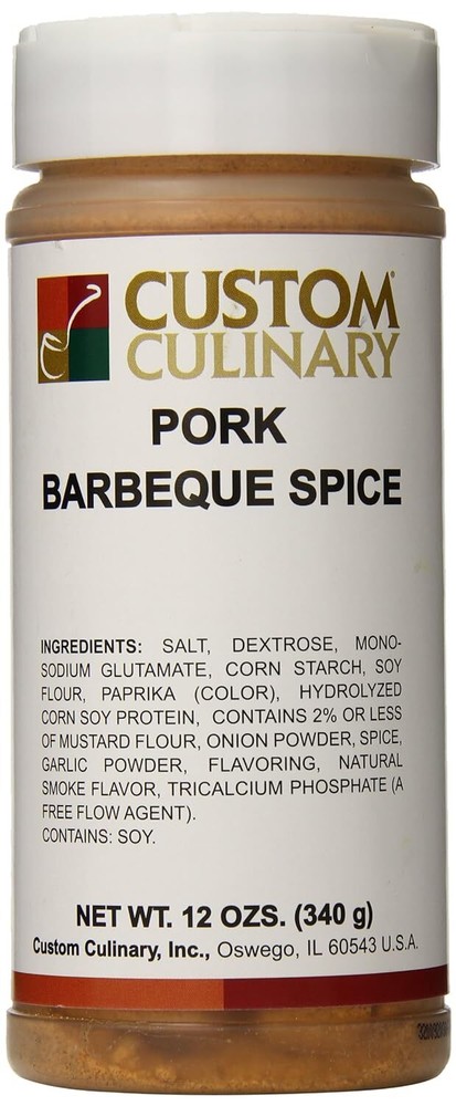 Custom Culinary Pork Barbeque Spice, 12 Ounce