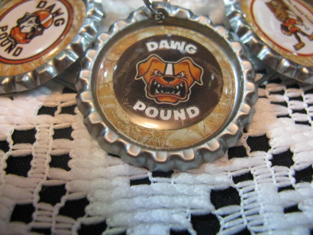 1" Bottle Cap Image Wine Charms ~ Handcrafted ~ **Gift Idea ~ Browns