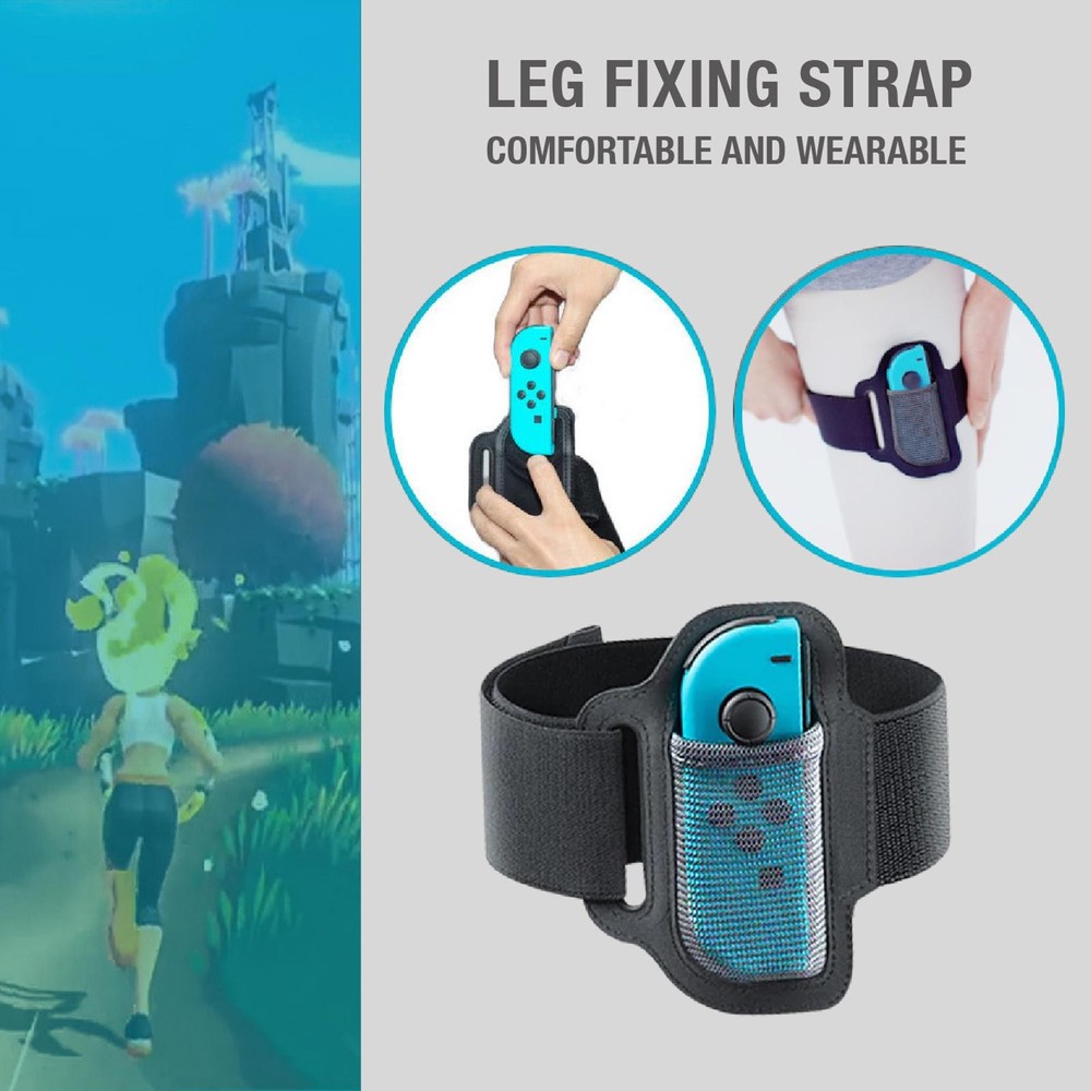 Elastic Leg Strap Ring-Con Grip Cover For Nintendo Switch Ring Fit Adventure h