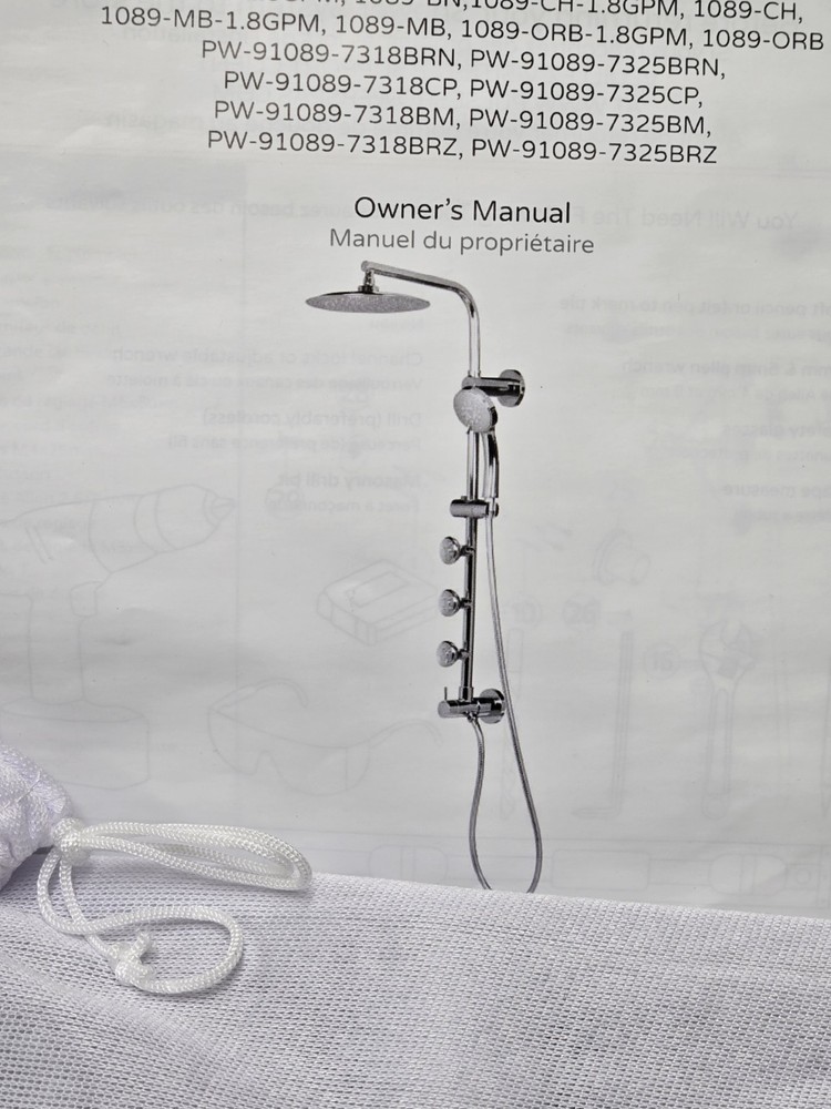Pulse 1089-CH 1.8GPM Lanai Retrofit Shower