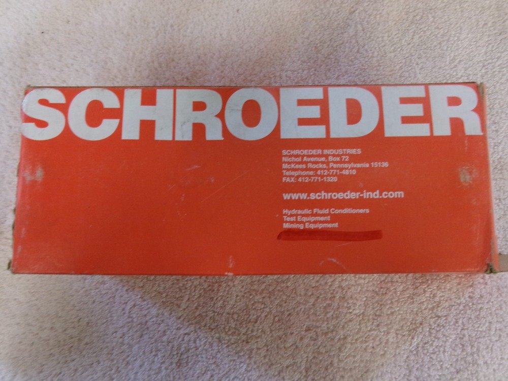 NIB  SCHROEDER Hydraulic Filter     K10