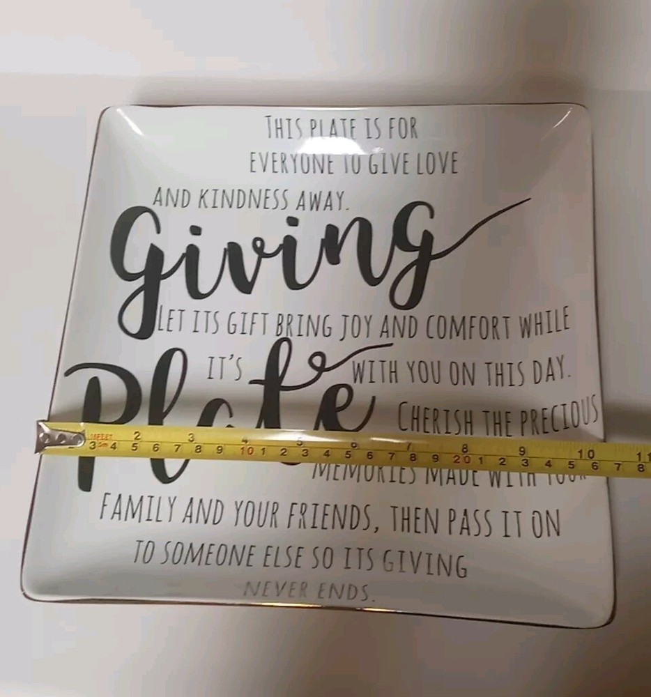 Giving Plate By Windham Park