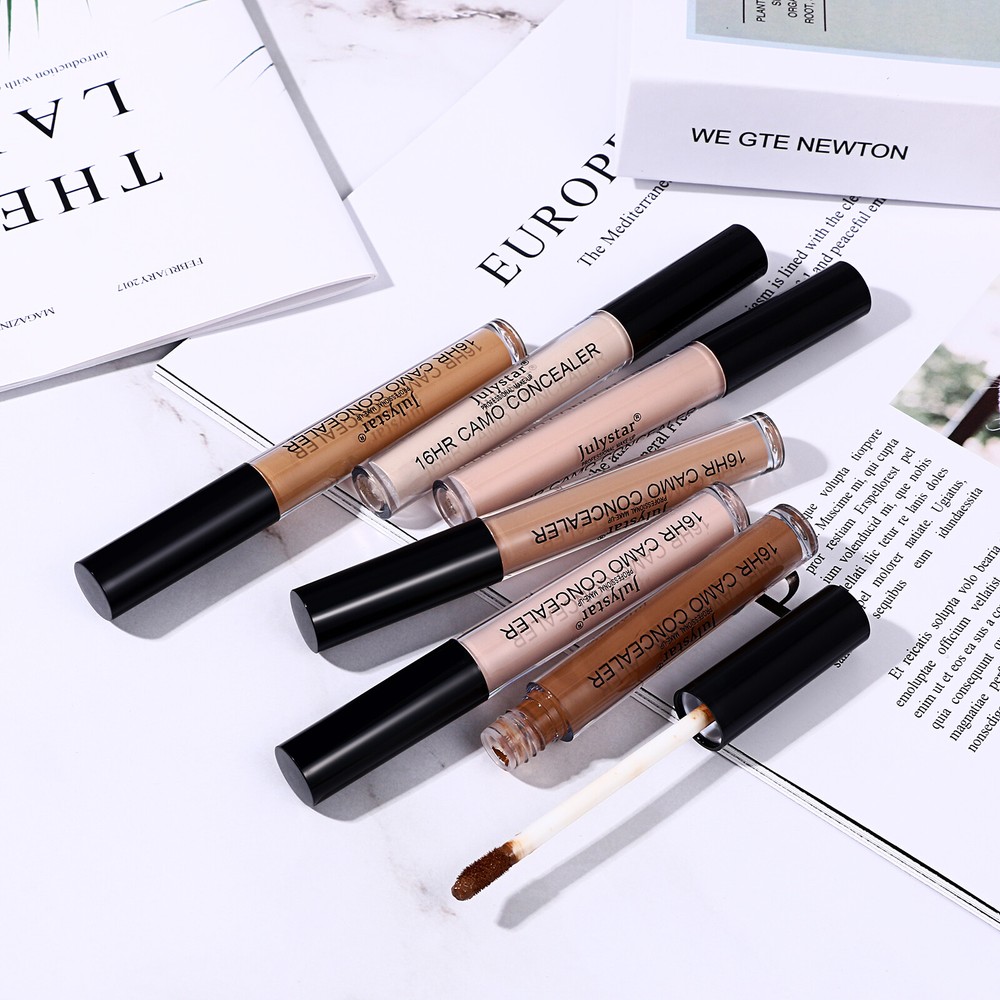 6pcs Liquid Full Coverage Concealer Makeup Dark Circles Acne Blemish Corrector