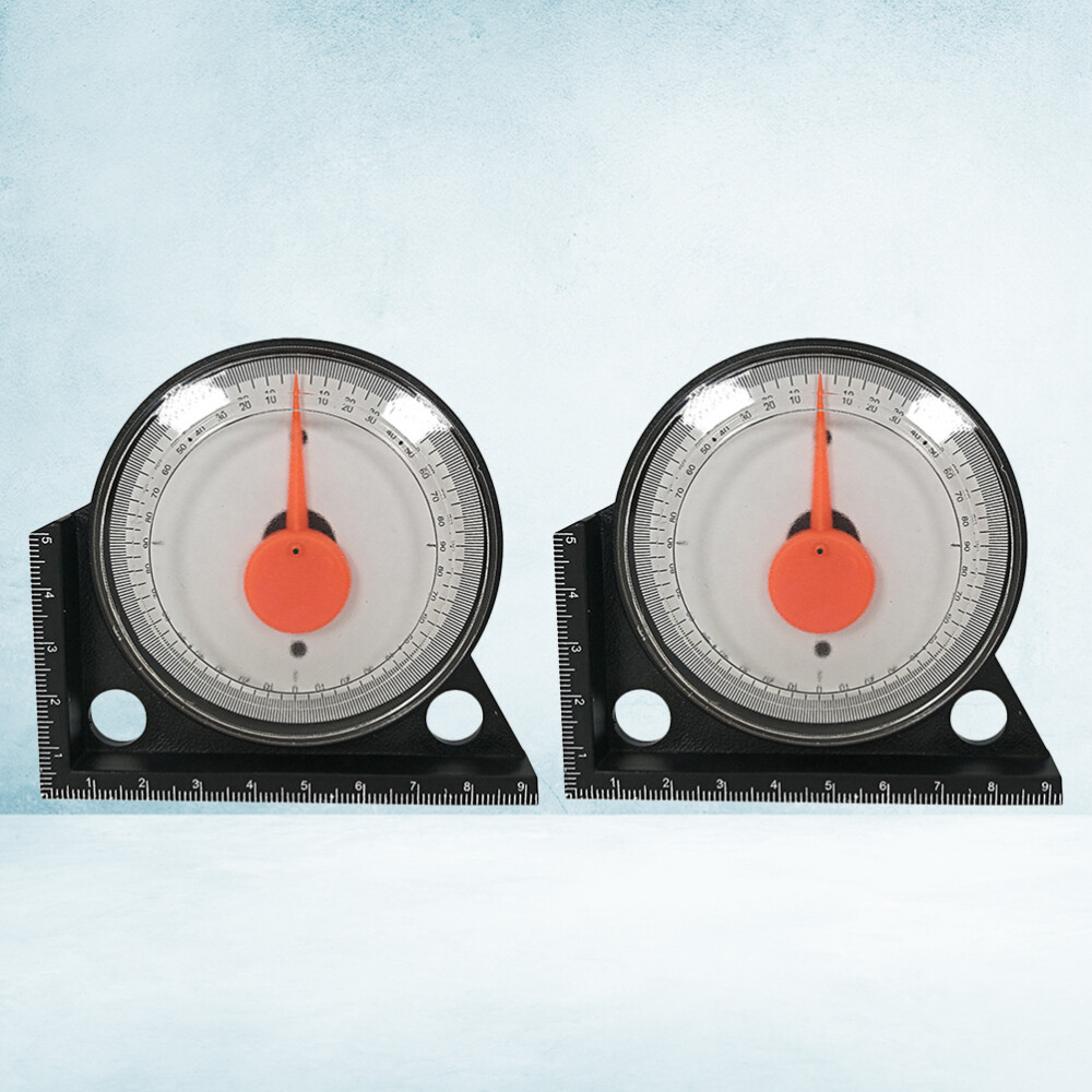 High Precision Pointer Type Inclinometer Inclination Box Goniometer Angle Meter
