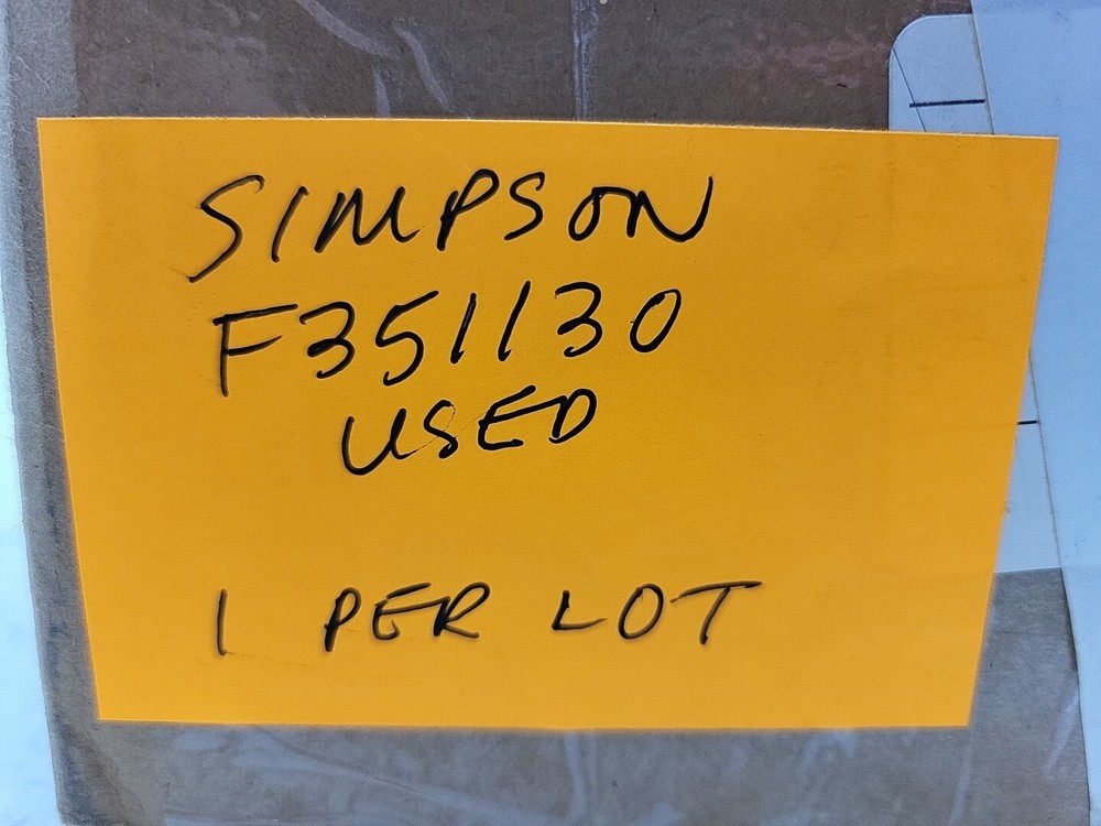 Simpson F351130 Digital Four-Digit Panel Meter 20 Vdc Voltage Meter Used