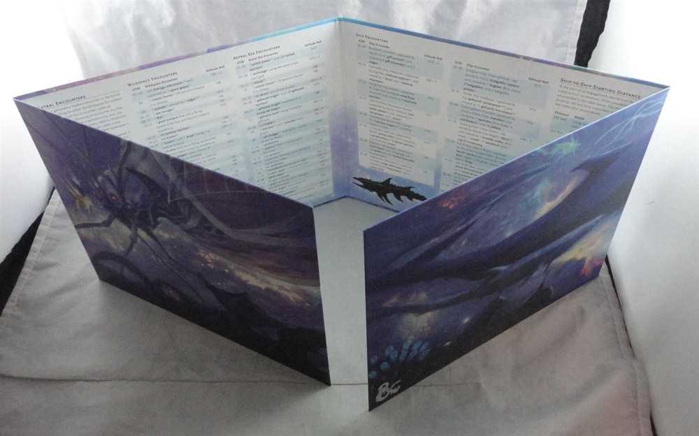 Dungeons & Dragons 5th Ed 5E DM's Spelljammer Dungeon Master's Screen 4-Panel