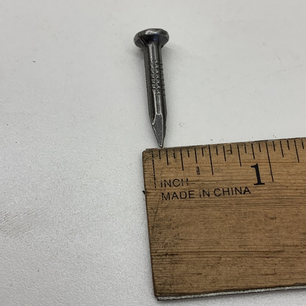 (100-Pack) #9 x 1" Masonry Concrete Nails