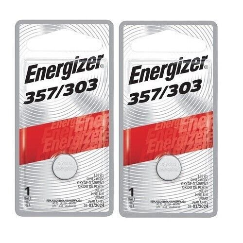 Energizer 357 / 303 Silver Oxide 4 Batteries (SR44SW / SR44W)