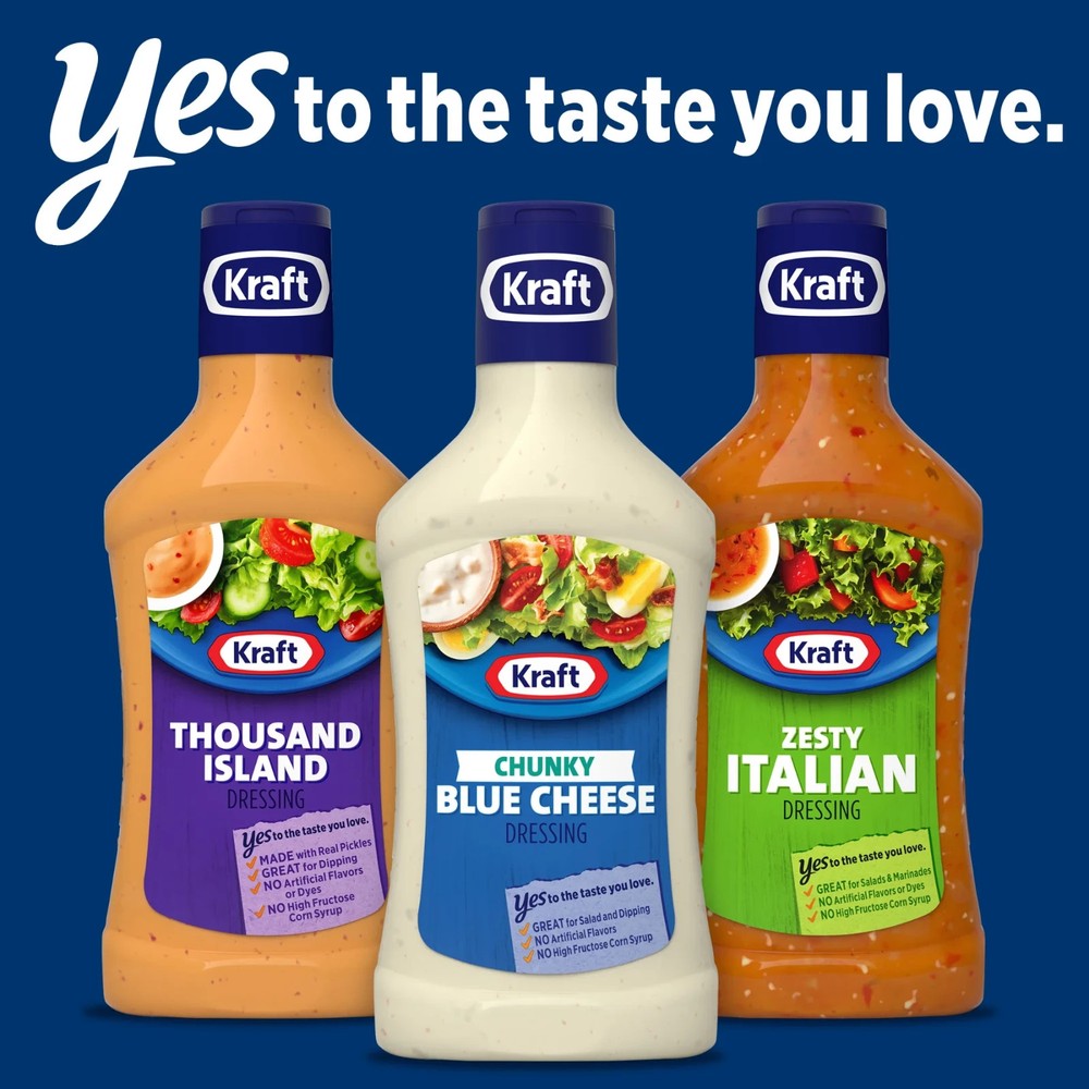 Kraft Chunky Blue Cheese Dressing 16 FL Oz