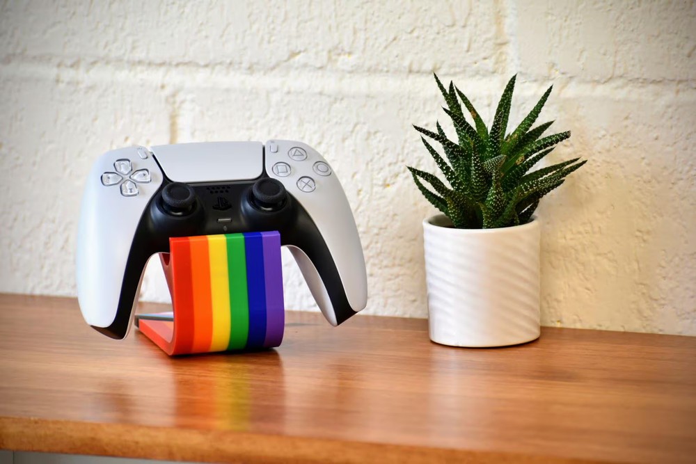Pride Controller Stand - 3D Printed