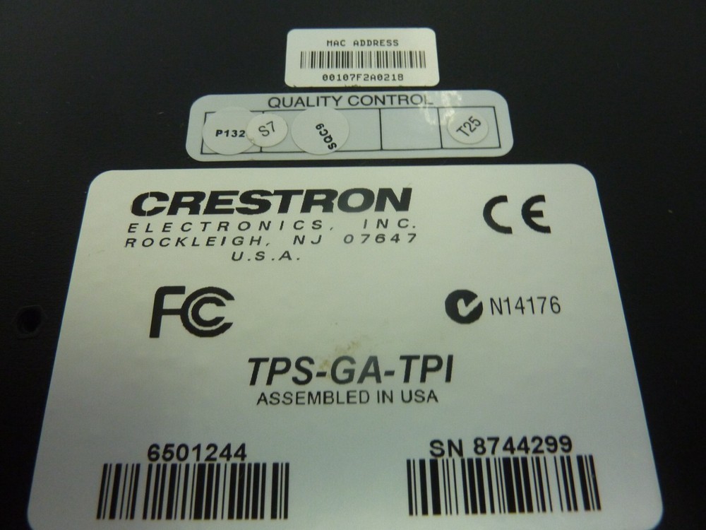 Crestron Touchpanel Interface Graphic Processor TPS-GA-TPI No 24VDC (24328)